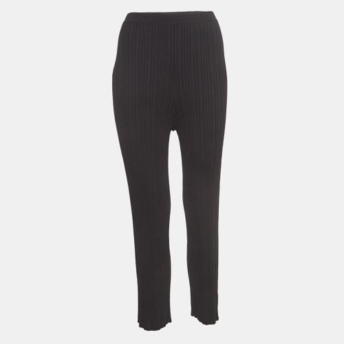 Dion Lee Black Rib Knit Elasticated Waist Float Pants L - Dion Lee - Modalova