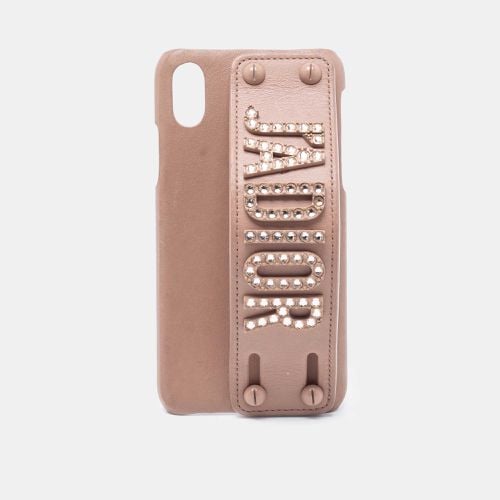 Dior Beige Leather J'Adior iPhone X/XS Cover - Dior - Modalova