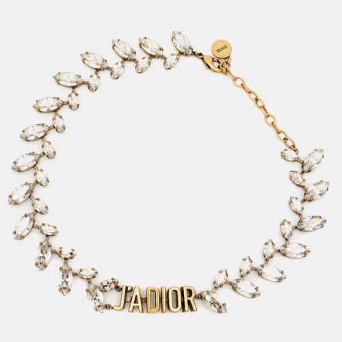 Dior J'Adior Crystal Gold Tone Necklace - Dior - Modalova