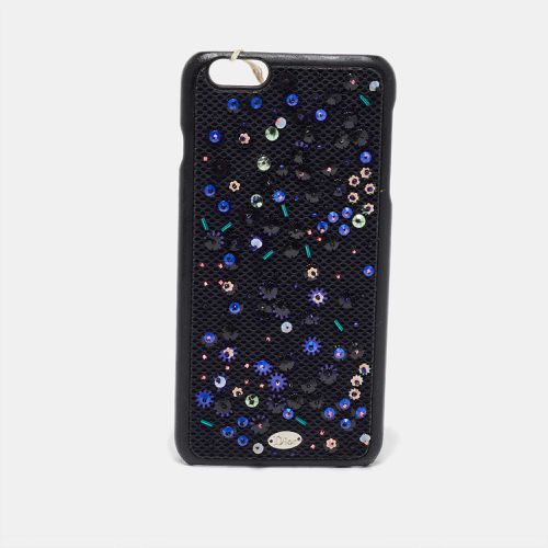 Dior Black Sequins and Mesh iPhone 7 Plus/8 Plus Cover - Dior - Modalova