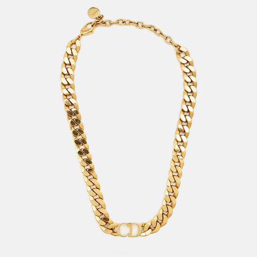 Dior CD Danseuse Etoile Gold Tone Choker Necklace - Dior - Modalova