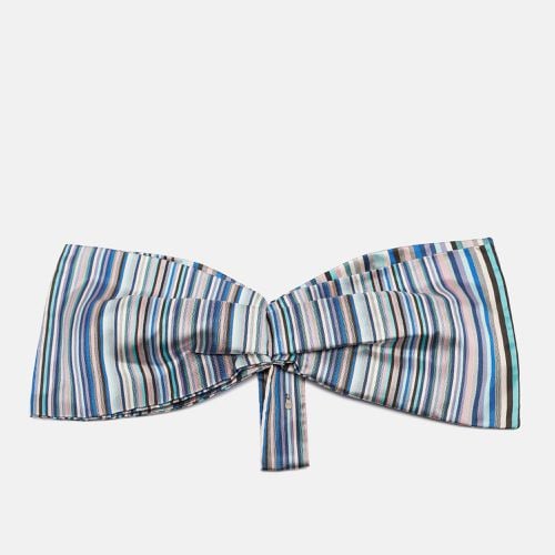 Dior Multicolor Striped Silk Detachable Bow One Size - Dior - Modalova