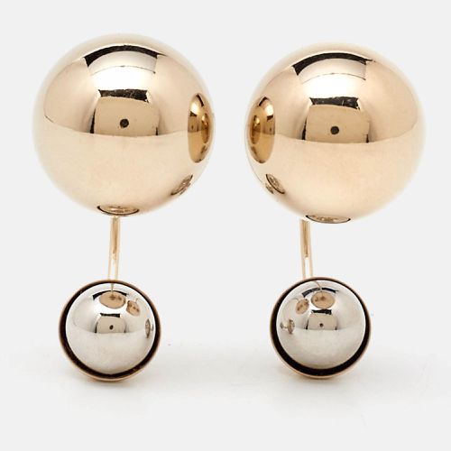 Dior Two-Tone Ultradior Half Hoop Earrings - Dior - Modalova