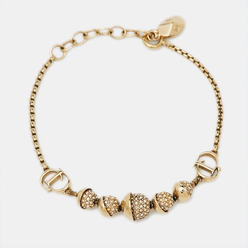 Dior Crystal Mise En Dior Gold Tone Bracelet - Dior - Modalova