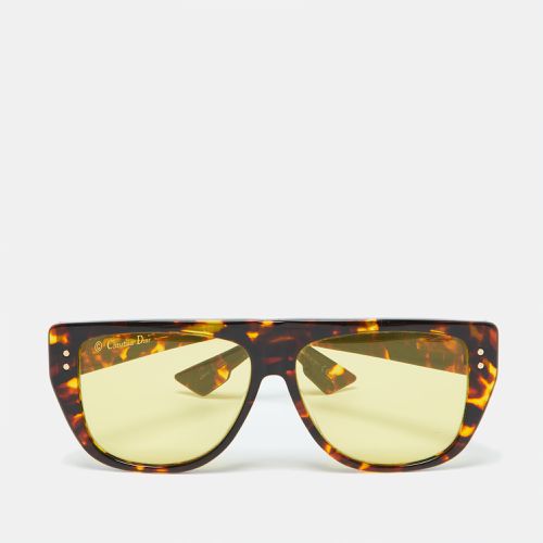 Dior Brown Havana/Yellow 086HO DiorClub2 Rectangle Sunglasses - Dior - Modalova