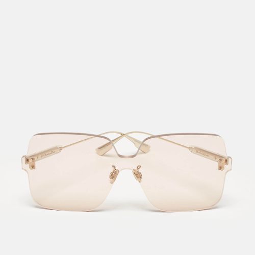 Dior Light Beige/Gold DiorColorQuake1Rimless Sunglasses - Dior - Modalova