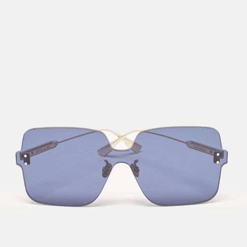 Dior Blue/Gold DiorColorQuake1Rimless Shield Sunglasses - Dior - Modalova