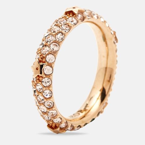 Dior Star Crystals Gold Tone Ring Size 50 - Dior - Modalova