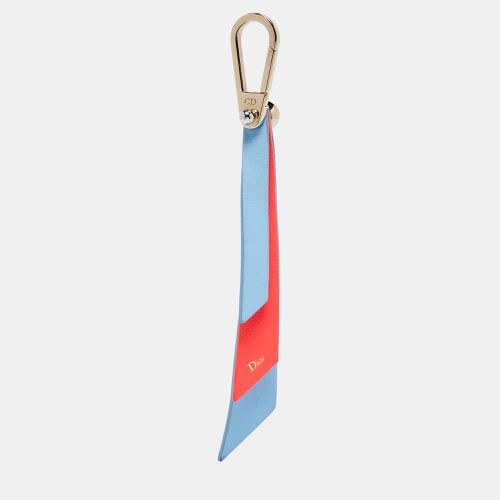 Dior Blue/Orange Leather Key Chain - Dior - Modalova