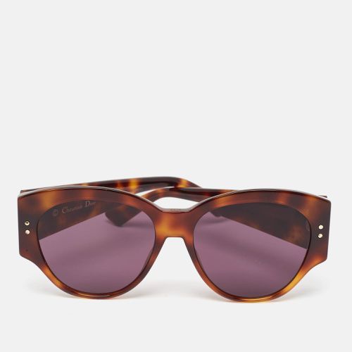 Dior Brown Tortoise Ladydiorstuds2 Cat Eye Sunglasses - Dior - Modalova