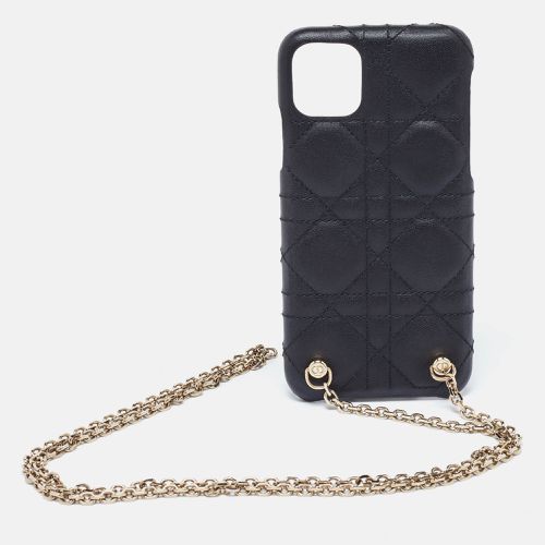 Dior Black Cannage Quilted Leather iPhone 11 Pro Max Case - Dior - Modalova