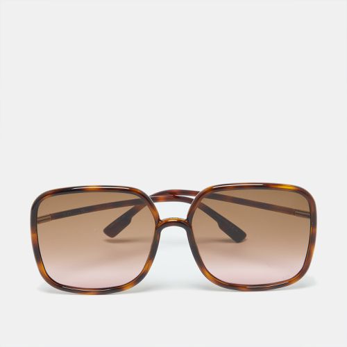 Dior Havana/Brown Pink Gradient DiorSoStellaire1 Square Sunglasses - Dior - Modalova