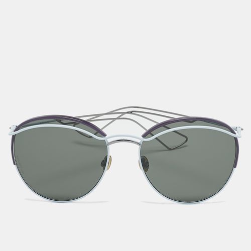 Dior Light Blue/Purple DiorRound Frame Aviator Sunglasses - Dior - Modalova