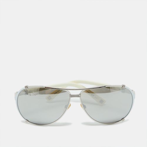 Dior Silver Tone/Grey DiorChicago2 STR Aviator Sunglasses - Dior - Modalova