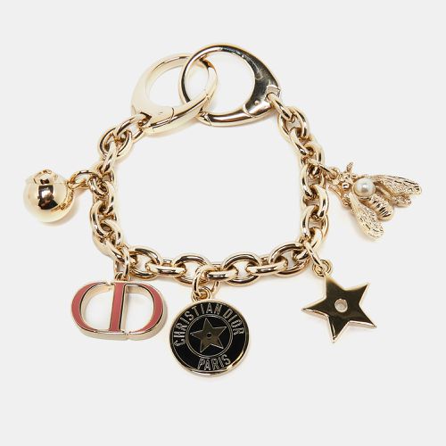 Dior Gold Tone 30 Montaigne Bag Charm - Dior - Modalova