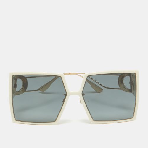 Dior Off White/Black 30 Montaigne Square Sunglasses - Dior - Modalova