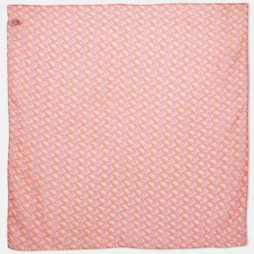 Christian Dior Pink Oblique Print Silk Square scarf - Dior - Modalova