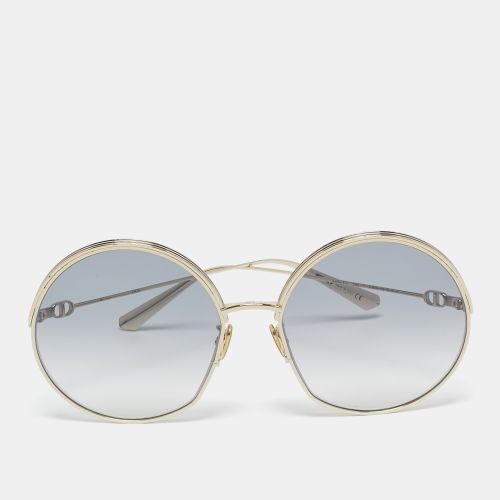 Dior Blue/Gold Gradient Everdior R1U Round Sunglasses - Dior - Modalova