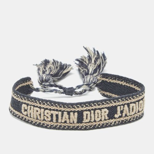 Dior J'adior Navy Blue Woven Fabric Friendship Bracelet - Dior - Modalova