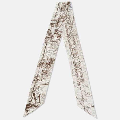Dior Monochrome ABCDior M 'Monde' Silk Mitzah Scarf - Dior - Modalova