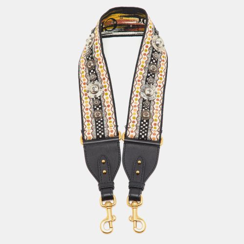 Dior Multicolor Studded Canvas and Leather Bohemian Inspired Shoulder Strap - Dior - Modalova