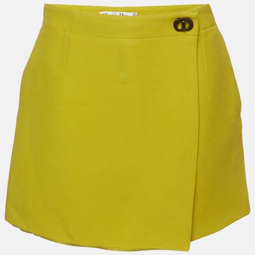 Christian Wool and Silk Blend CD Clasp Mini Skort M - Dior - Modalova