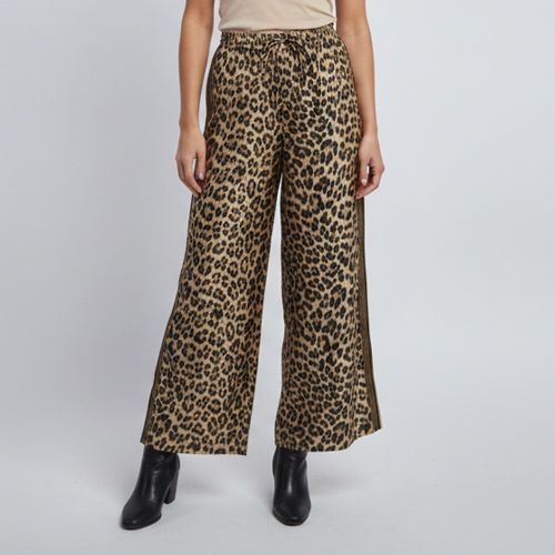 Christian Leopard Print Silk Pyjama Pants M - Dior - Modalova