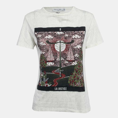 Dior White L'Amoureux Print Cotton T-Shirt S - Dior - Modalova