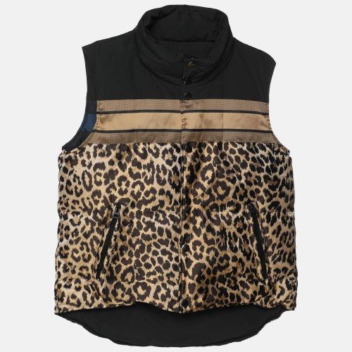 Leopard Print Polyester Sleeveless Reversible Jacket L - Dior - Modalova