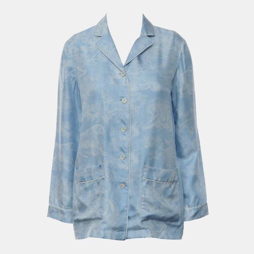 Christian Dior Printed Long Sleeve Silk Shirt - Dior - Modalova