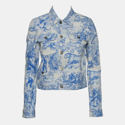 Christian iviera Printed Denim Jacket - Dior - Modalova