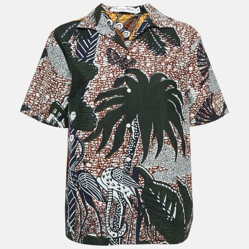 Dior Multicolor Printed Cotton Short Sleeve Shirt L - Dior - Modalova