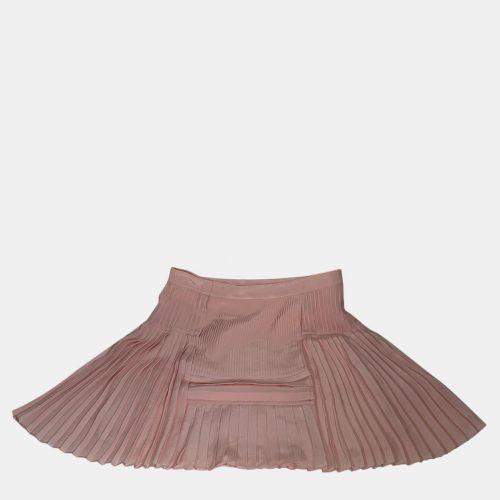 Christian Dior Pink Pleated Silk Mini Skirt - Dior - Modalova