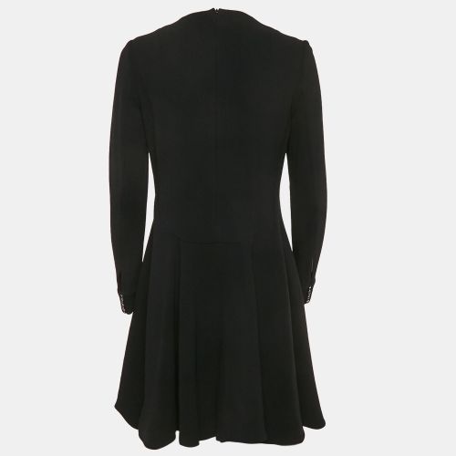 Wool Button Front Mini Dress L - Dior - Modalova