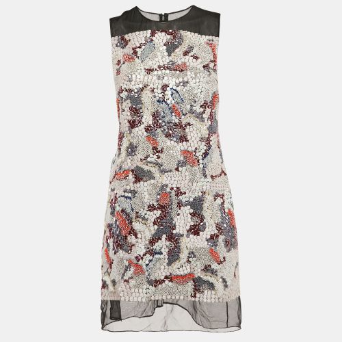 Dior Multicolor Embellished Silk Sleeveless Mini Dress M - Dior - Modalova