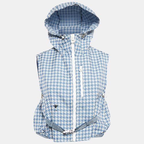 Christian Houndstooth Synthetic Hooded Vest XS - Dior - Modalova