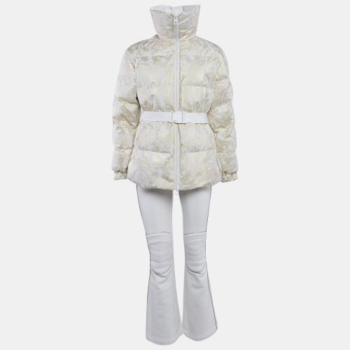 Christian Dior Cream Lurex Jacquard and Gabardine Ski Jacket and Pants Set S - Dior - Modalova