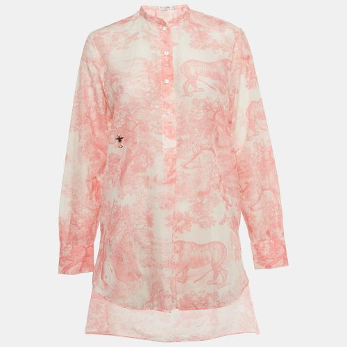 Christian Dior Pink Cotton Toile de Jouy Tunic S - Dior - Modalova