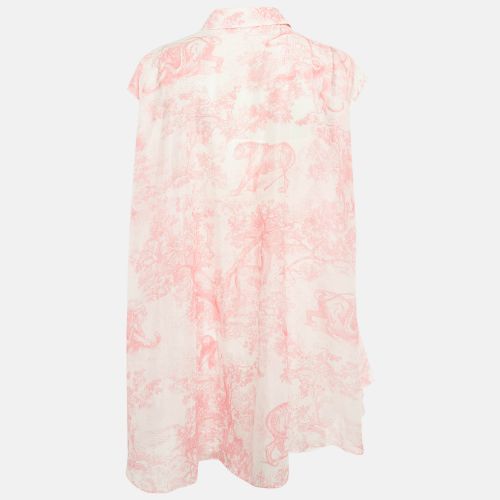 Christian Dior Pink Cotton Toile de Jouy Tunic M - Dior - Modalova