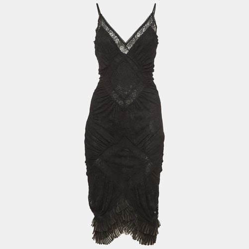 Christian Dior Boutique by John Galliano Black Sheer Lace Midi Dress L - Dior - Modalova