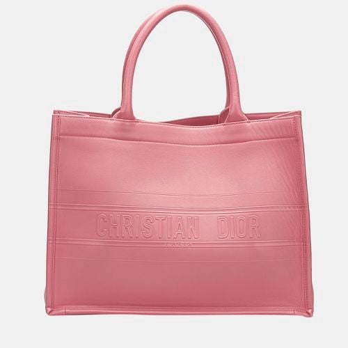 Dior Pink Medium Embossed Book Tote - Dior - Modalova