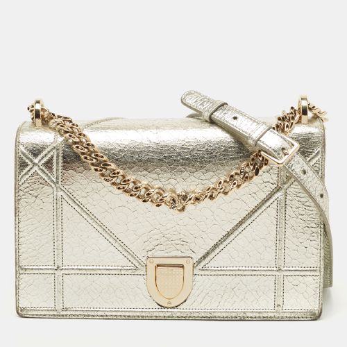 Dior Silver Leather Medium Diorama Flap Shoulder Bag - Dior - Modalova