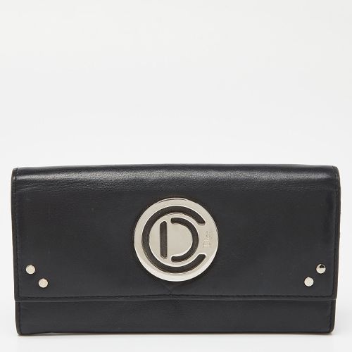 Leather Flap Continental Wallet - Dior - Modalova