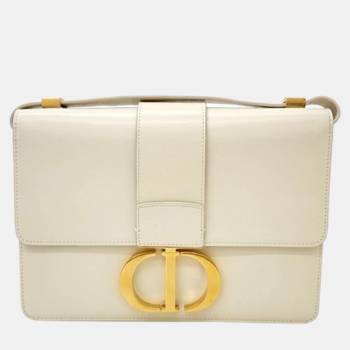 Dior Beige Leather 30 Montaigne Shoulder Bag - Dior - Modalova