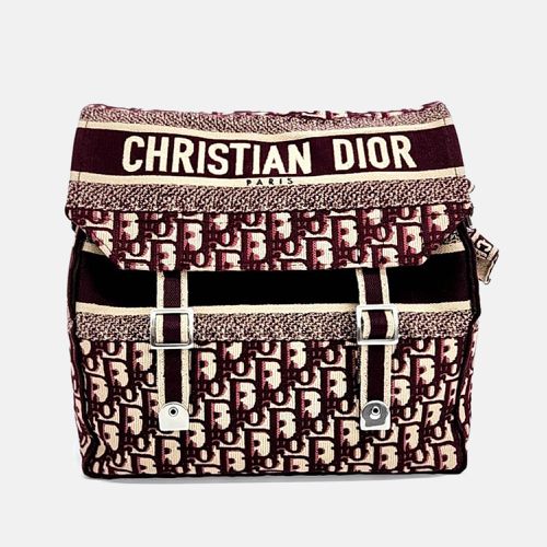 Christian Dior burgundy Logo Oblique Diorcmap Messenger Bag - Dior - Modalova