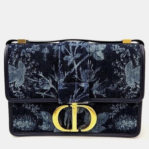 Christian Dior 30 Blue Canvas Montaigne Flowers Shoulder Bag - Dior - Modalova