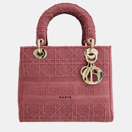 Canvas Medium Cannage Lady D-Lite Tote Bag - Dior - Modalova