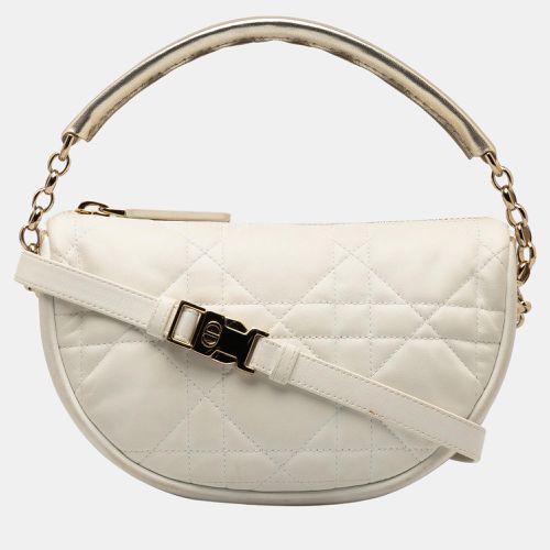 Dior White Small Cannage Vibe Satchel - Dior - Modalova