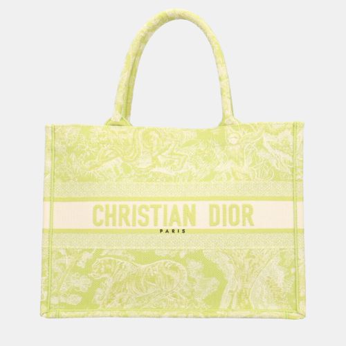 Dior Green Canvas Medium Book Tote Bag - Dior - Modalova