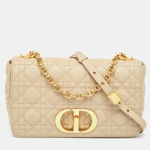 Cannage Leather Medium Caro Shoulder Bag - Dior - Modalova